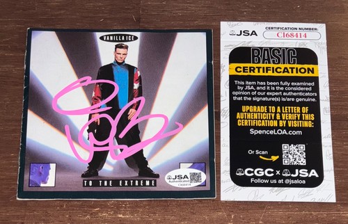 Vanilla ice signed autographed - signed,