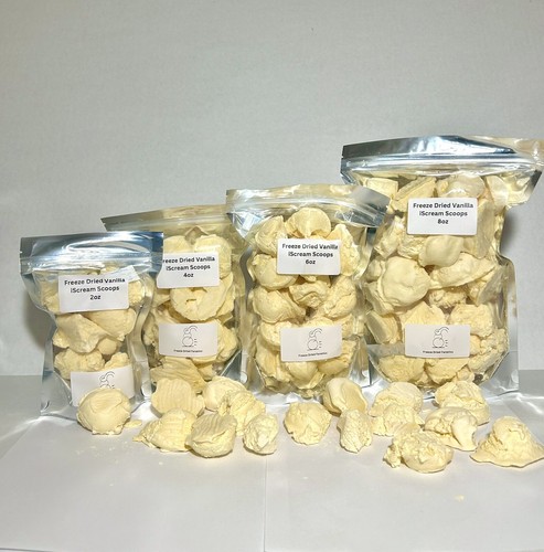 Freeze dried vanilla ice cream - vanilla,