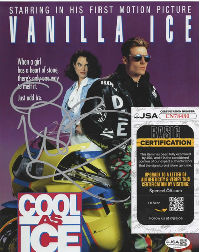 Vanilla ice signed - ice, photo