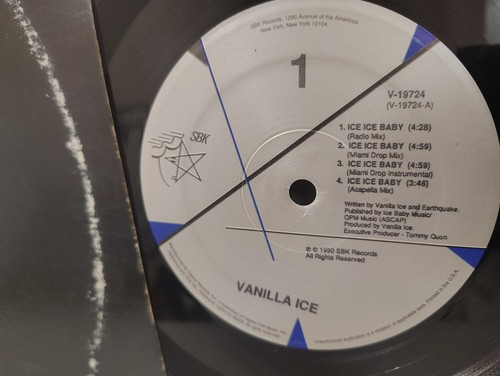 Vanilla ice baby - vanilla, "ice